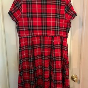 Torid Red Plaid Dress